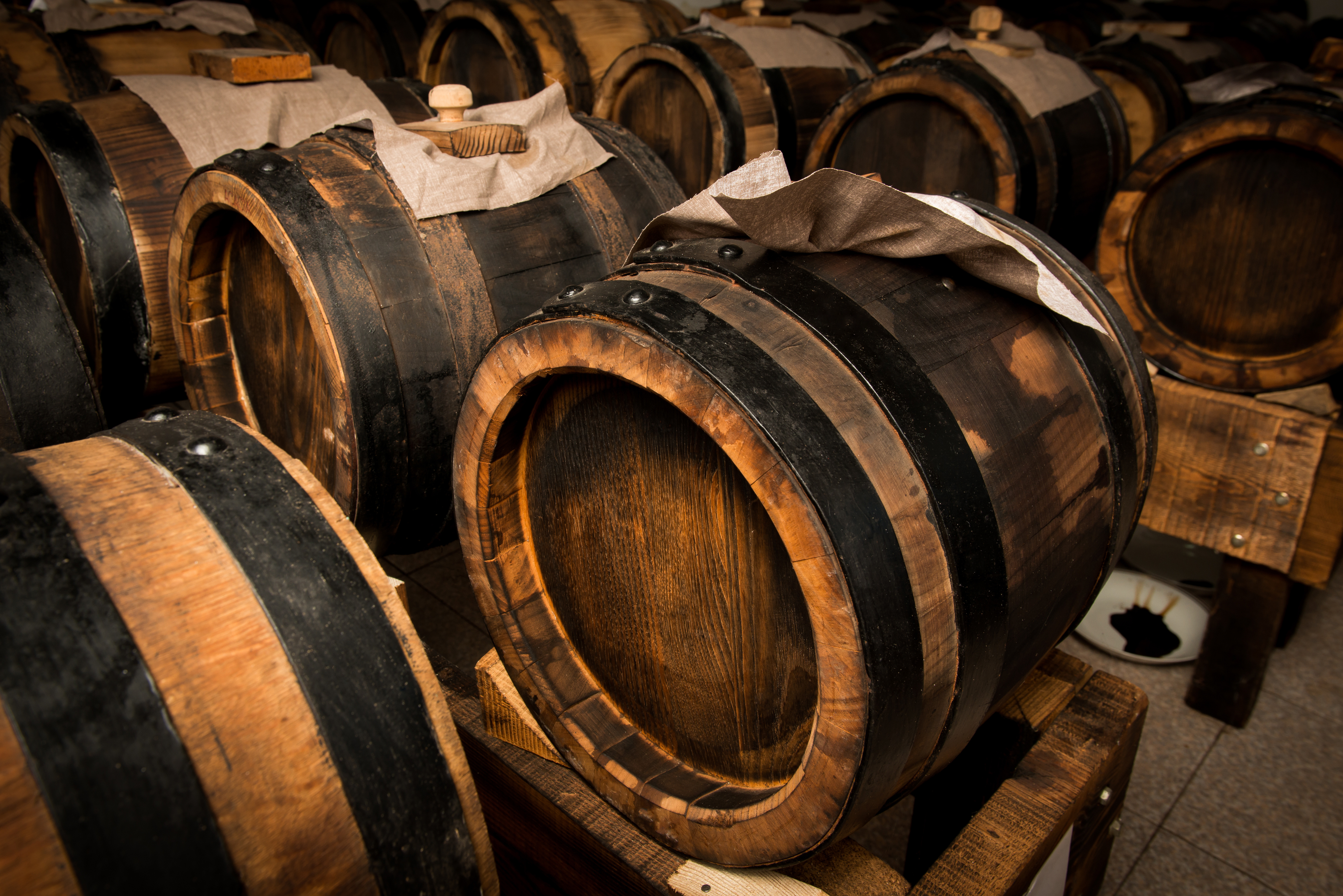 Aceto Balsamico in Holzfässern